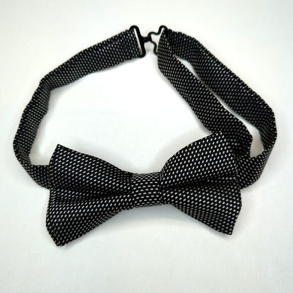 Unbranded Other - Bowtie Black and Gray Speckled Adjustable